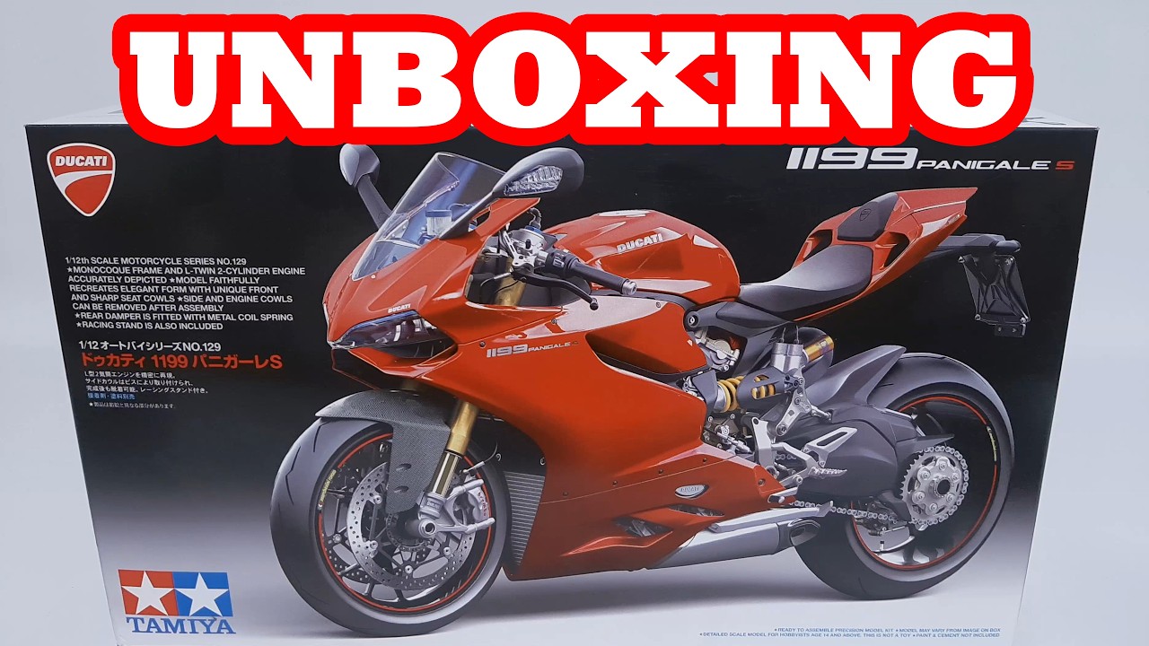 【TAMIYA】 1/12 Ducati 1199 Panigale S - UNBOXING