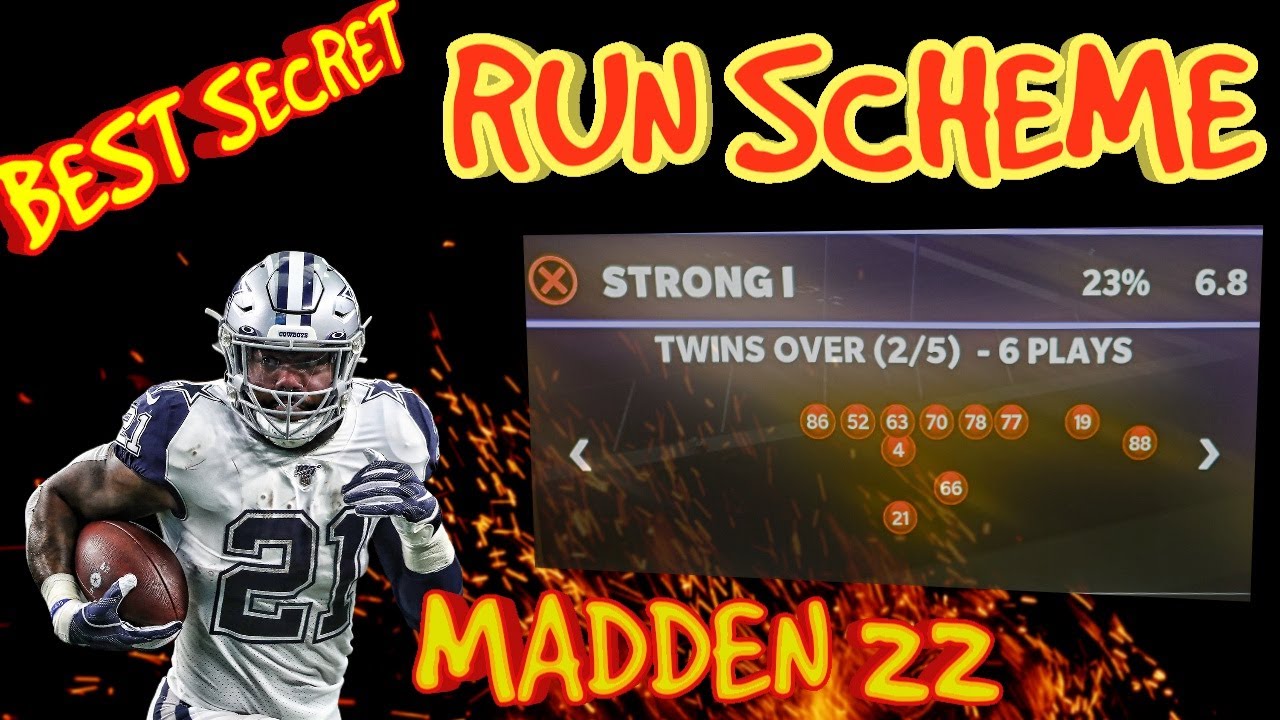 Best SECRET Run Scheme Madden 22 - BEST/GLITCHIEST Offense in Madden 22! Unstoppable Scheme!🔥