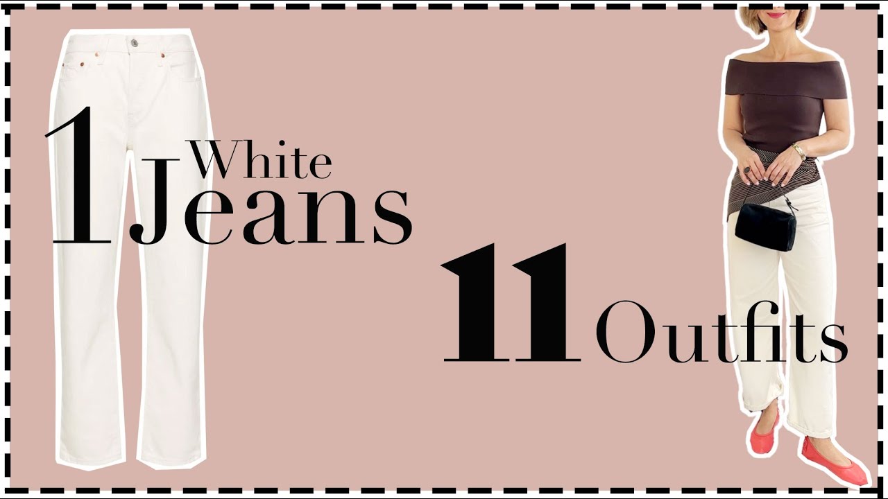 You NEED 1 Pair of ❗️WHITE JEANS❗️ for Summer Wardrobe - That’s Why!