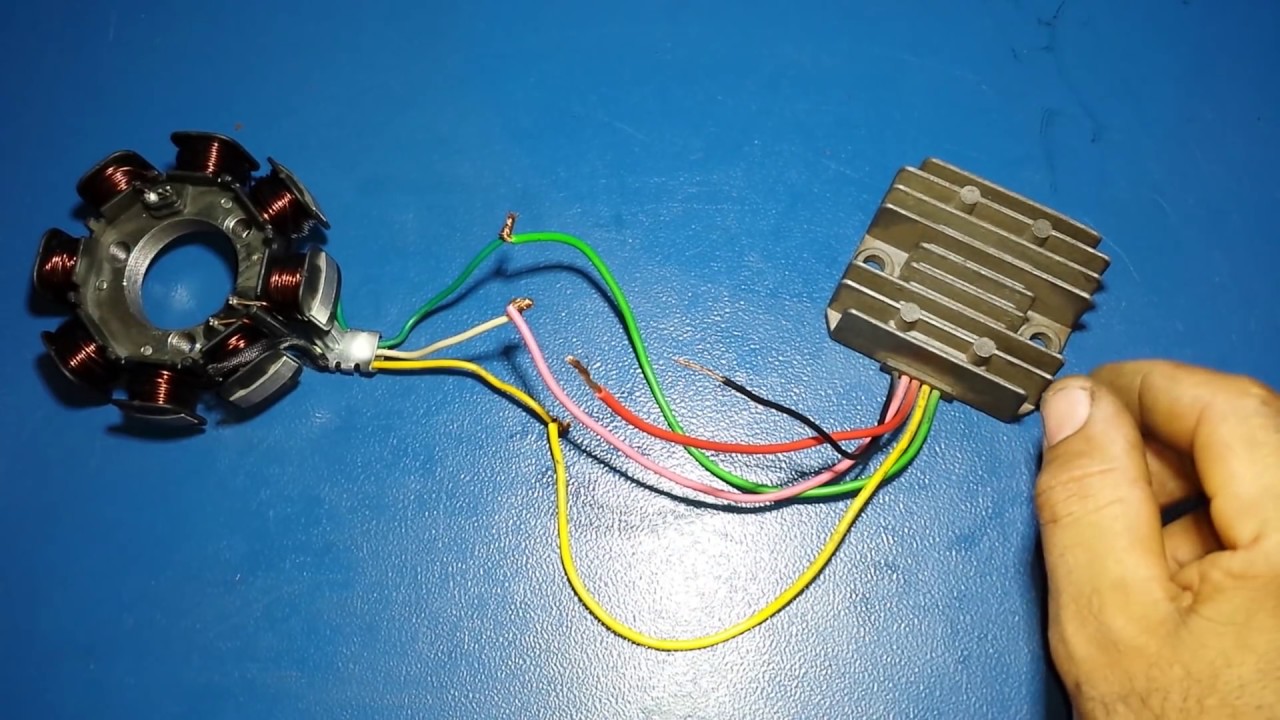 Como usar XÊNON ou farol direto da bateria,com o mesmo estator sem mudar o enrolamento. Vídeo 2.