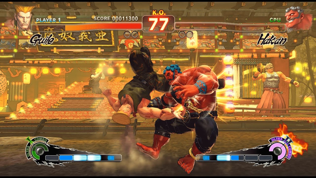 Super Street Fighter IV Guile vs Hakan