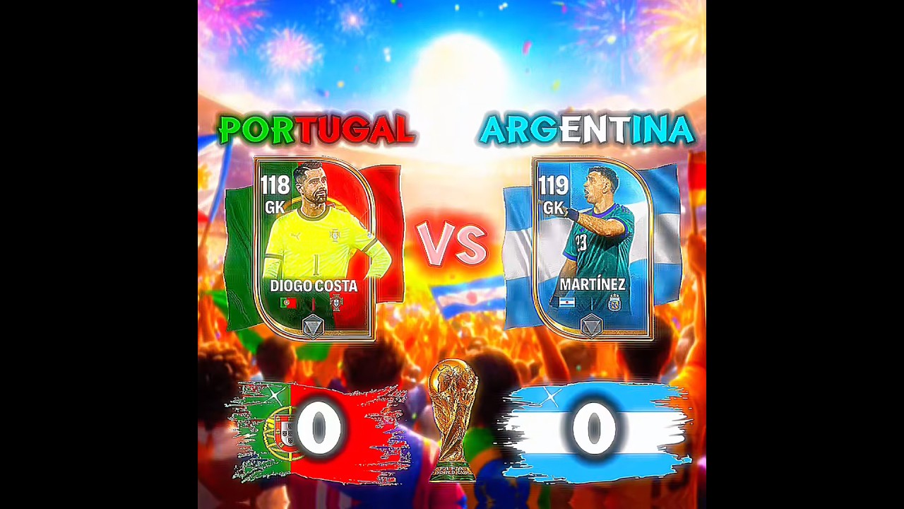 Argentina Vs Portugal ☠️🔥 #fcmobile #fc26 #eafc26 #fifa #football #futbol #argentina #edit #fcedits