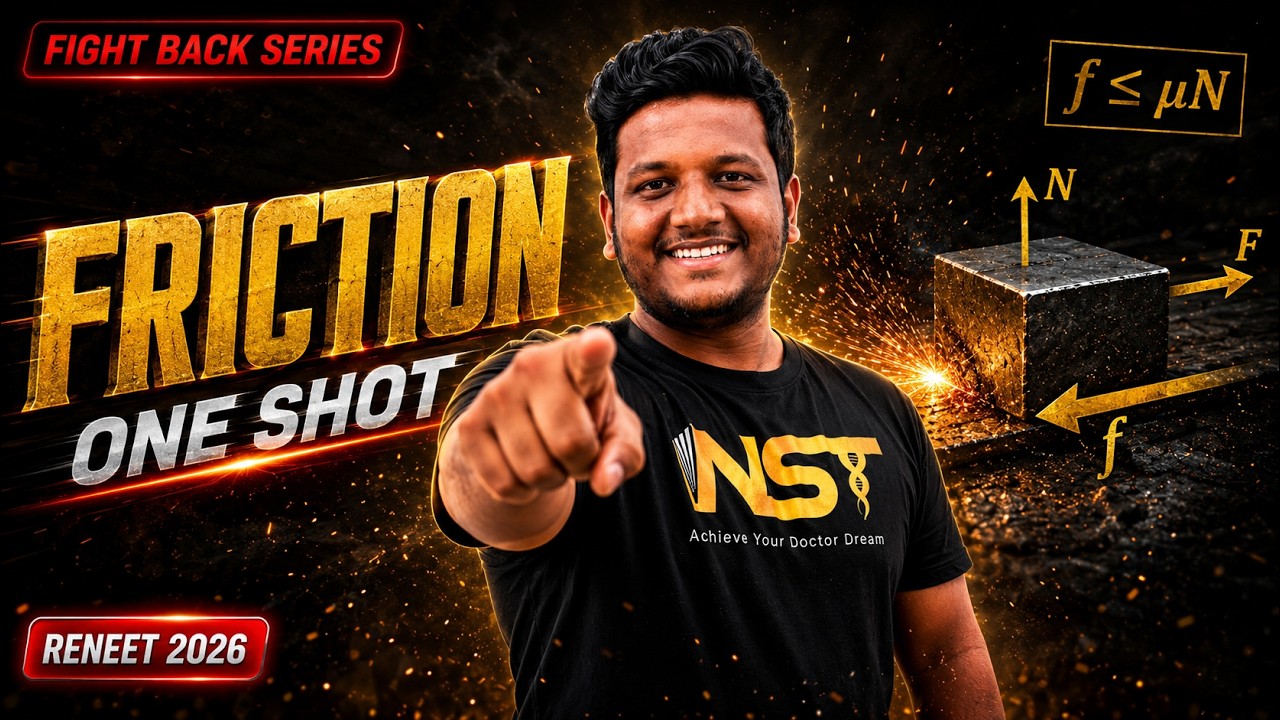 FRICTION 1 SHOT REVISION+MCQ SOLVING RENEET 2026 PHYSICS | NST | TNVK NEET TAMIL CLASS FREE