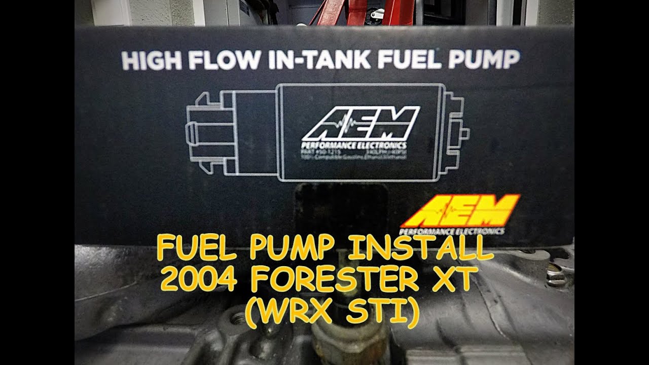 AEM 340 Fuel Pump Install **Forester XT (WRX, STI)**