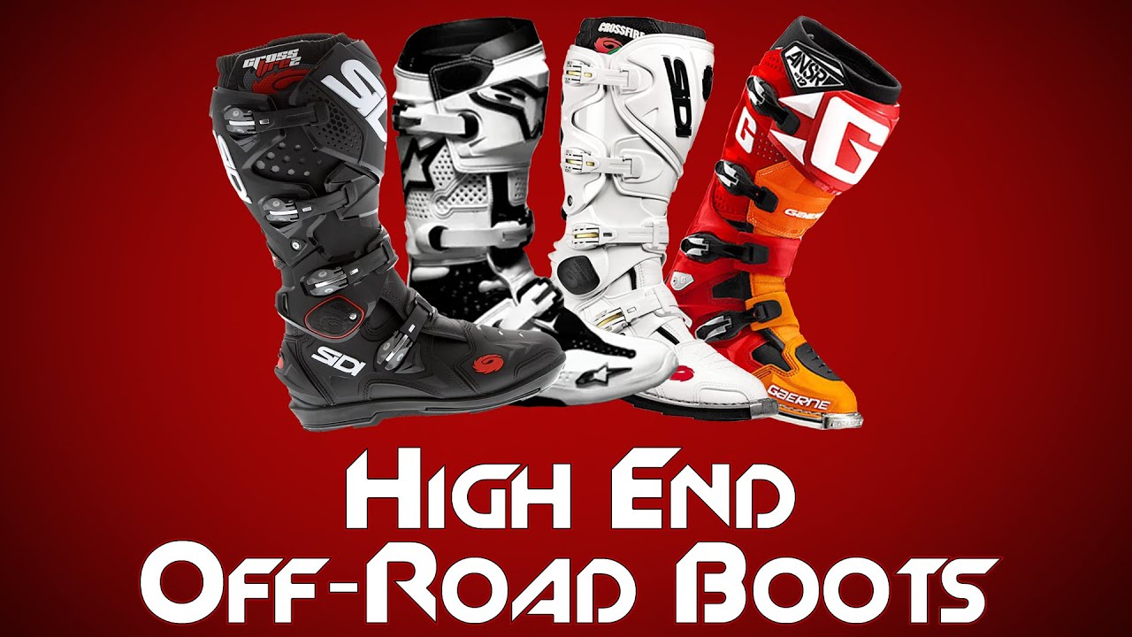 Top of the Line Off-Road Boot Comparison from Sportbiketrackgear.com