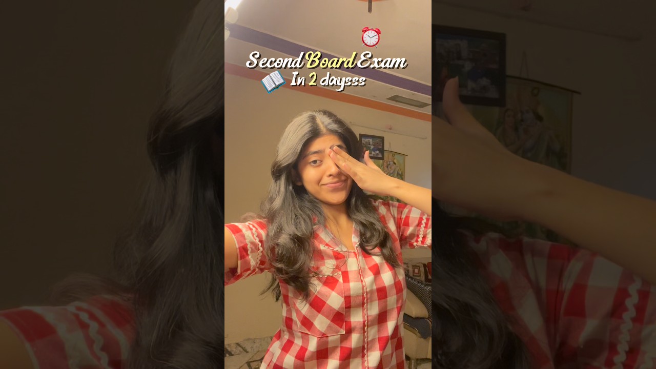 Second BOARD EXAM in 2 dayyy!!😭🤧📖| boards study vlog #exam #minivlog #12th #study #boardexam #shorts