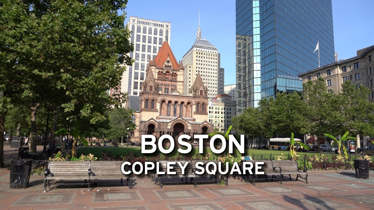 🇺🇸 Boston - Copley Square  (4K)