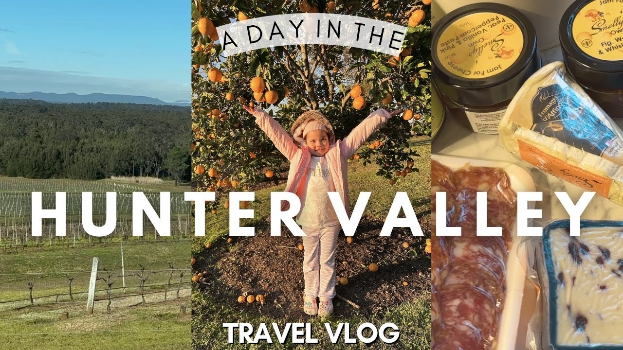 Travel VLOG | Our first time visiting Snow time in the gardens | 1 day in the Hunter Valley