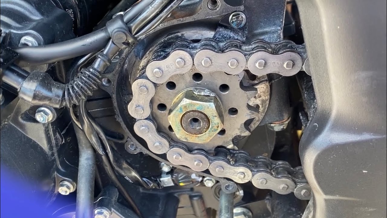 Sprocket upgraded to a 15 tooth