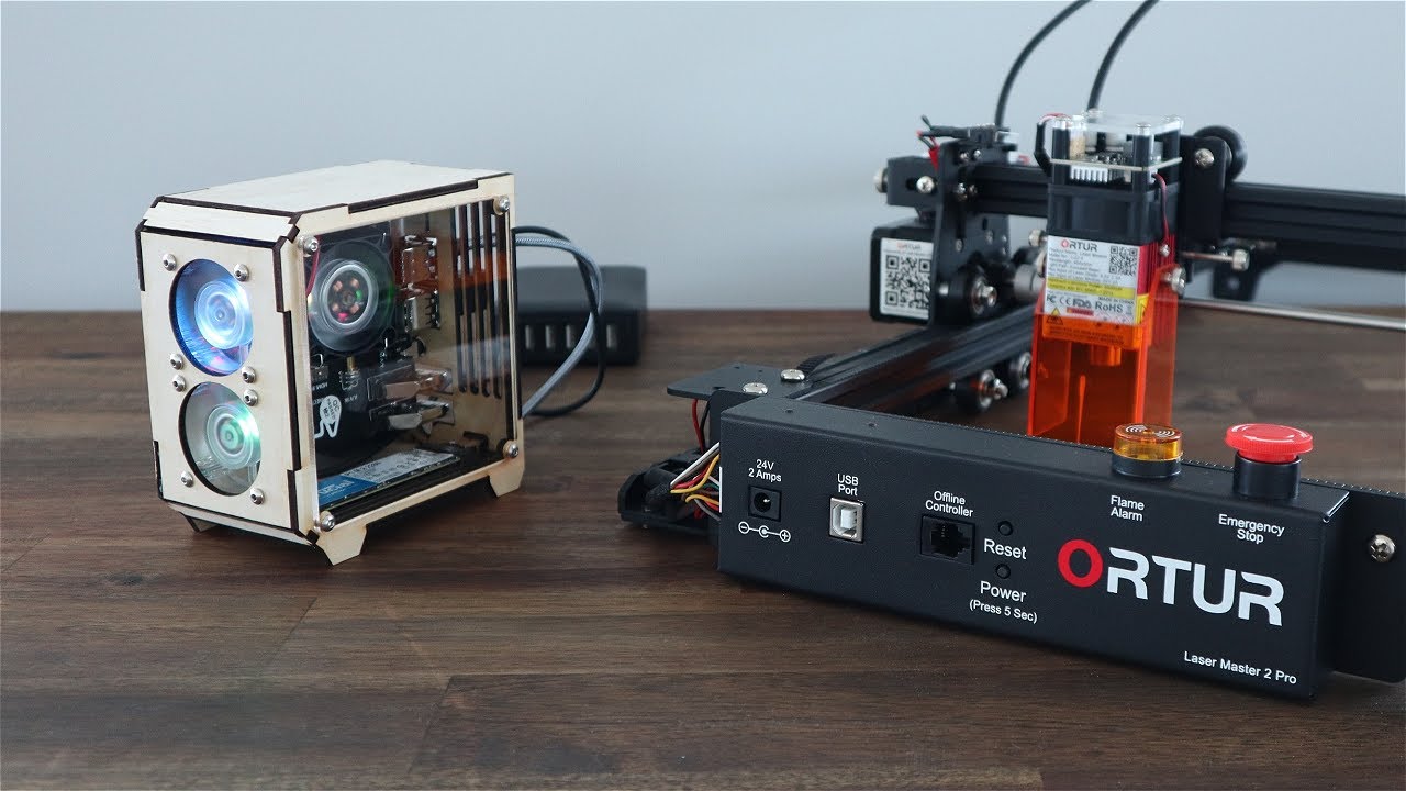 I Made a New Raspberry Pi Case using the Ortur Laser Master 2 Pro