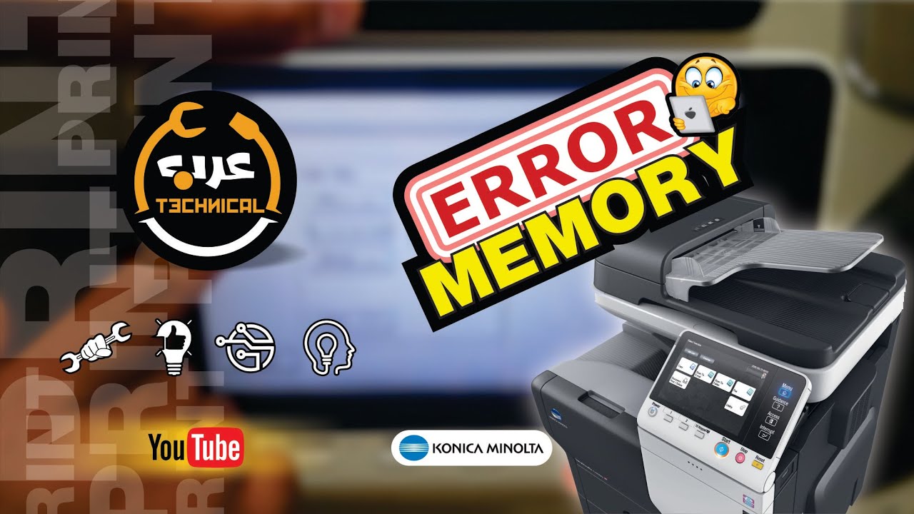 Error Memory konica minolta 🖨🖥😨