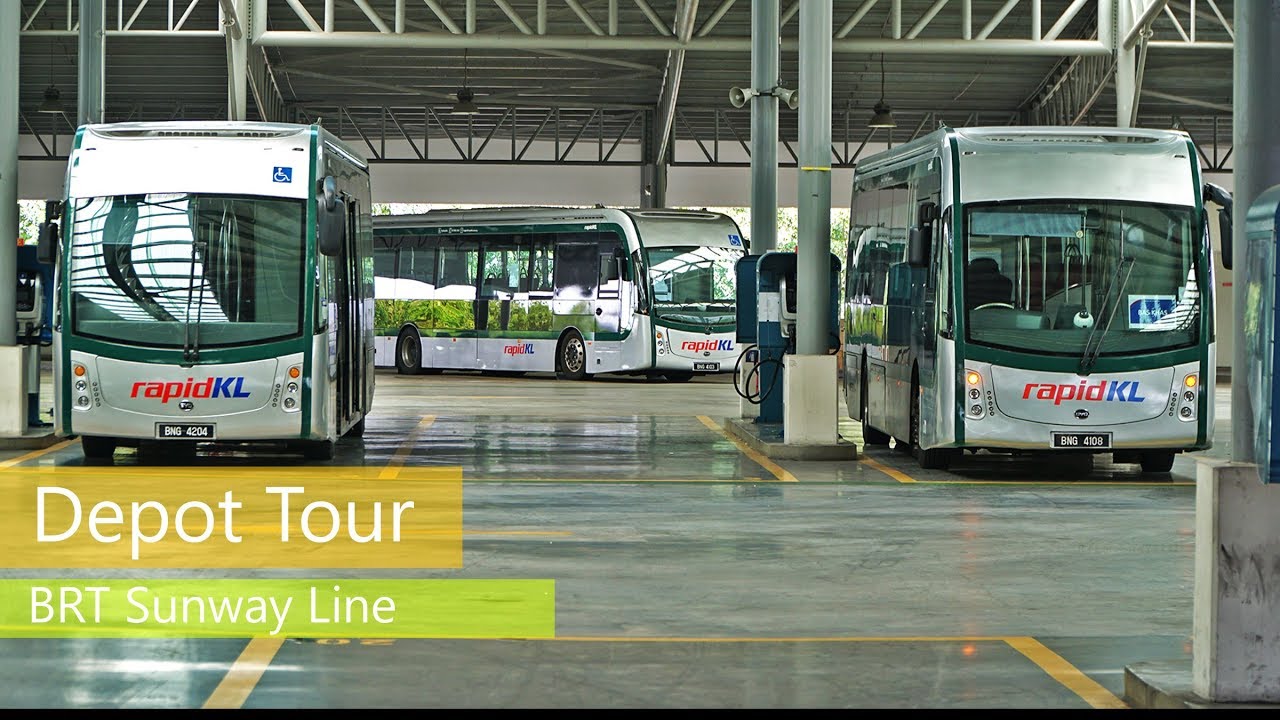 Depot Tour BRT Sunway Line!
