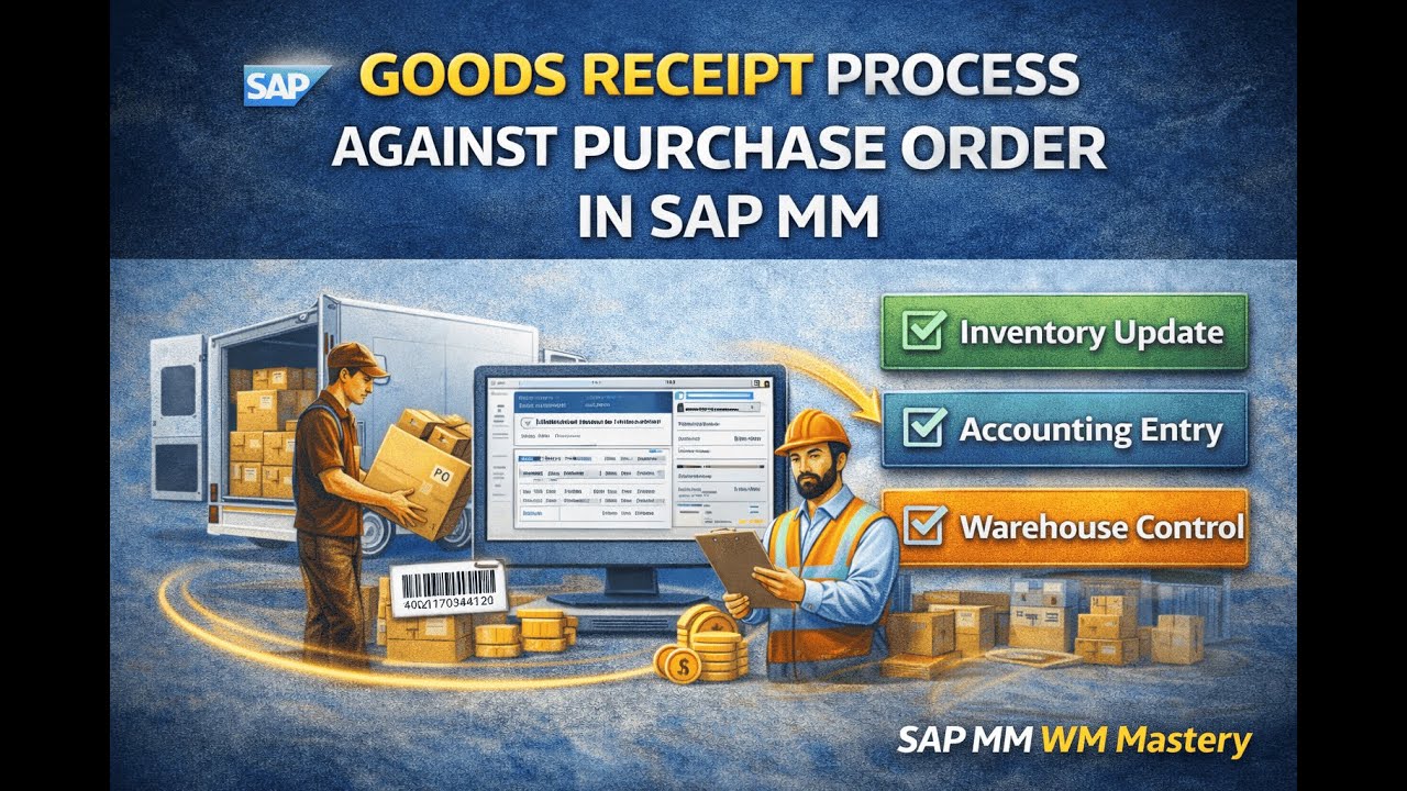 How to Post Goods Receipt in SAP MM | GR Process Step by Step with PO Reference