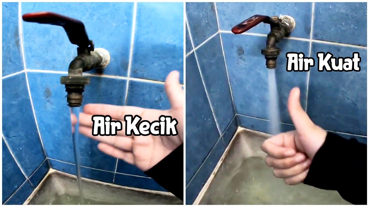 Air Paip Bilik Air Jadi Kecik? Problem Solved 😁👍