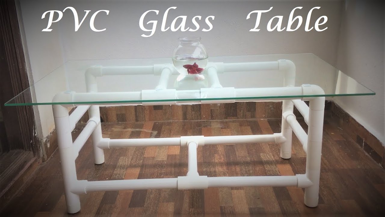 PVC Glass Table