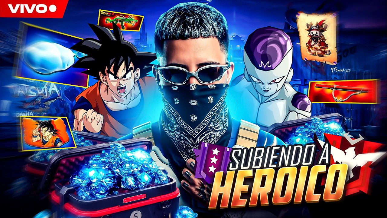 SACANDO TODO LO NUEVO EN FREE FIRE Y SUBIENDO A HEROICO👹