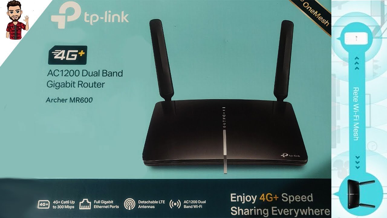 Internet senza fibra ed illimitato! TP-Link Archer MR600 - Router 4G+