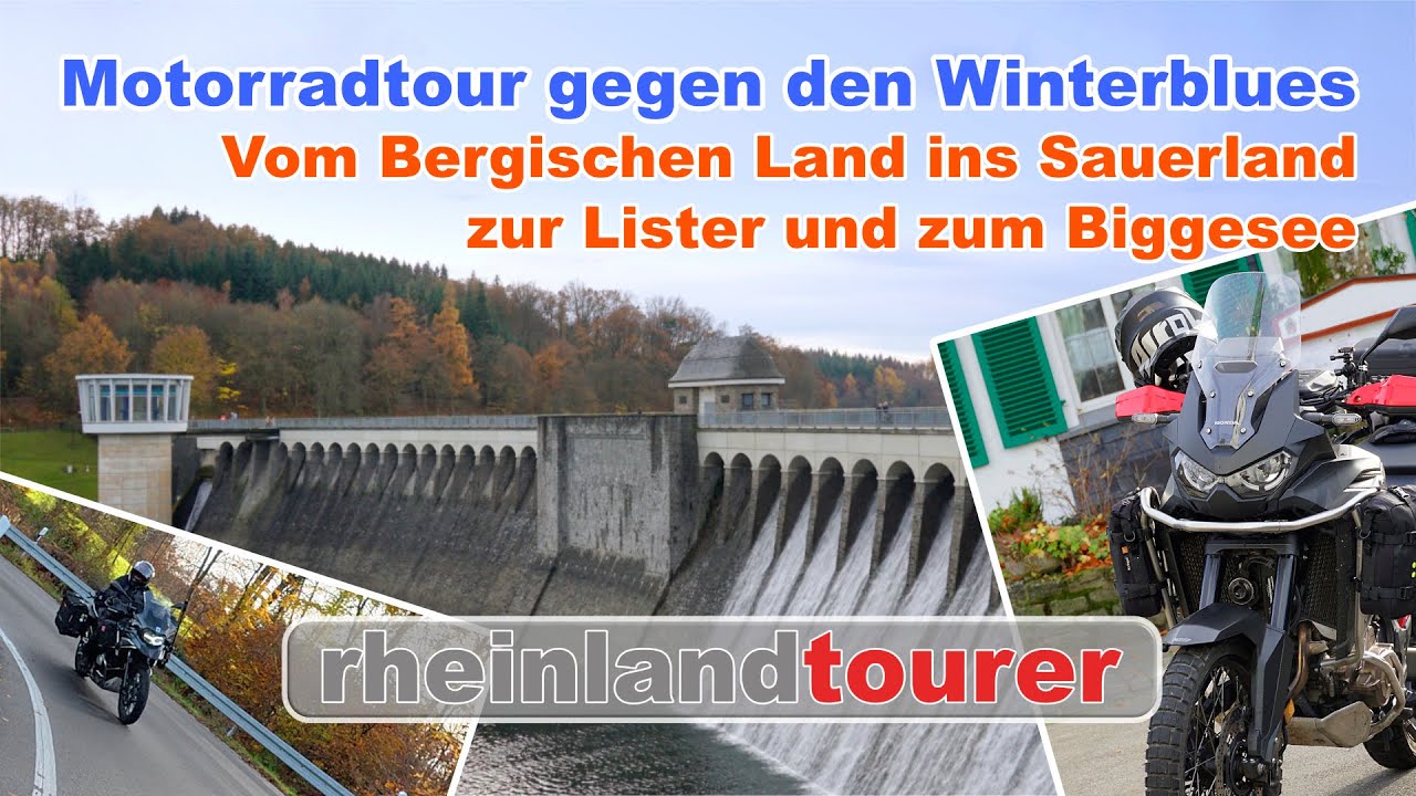Motorradtour vom Bergischen Land ins Sauerland, zur Lister und zum Biggesee | gegen den Winterblues