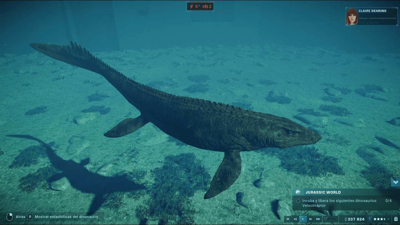 MOSASAURIO AL FIN !! #17 || LA TEORIA DEL CAOS JURASSIC WORD EVOLUTION 2.