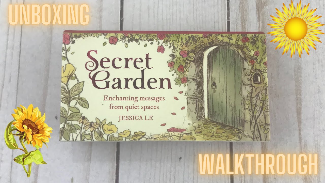 Secret Garden Inspiration Cards : Oracle Deck Unboxing, Oracle Cards Review, Walkthrough