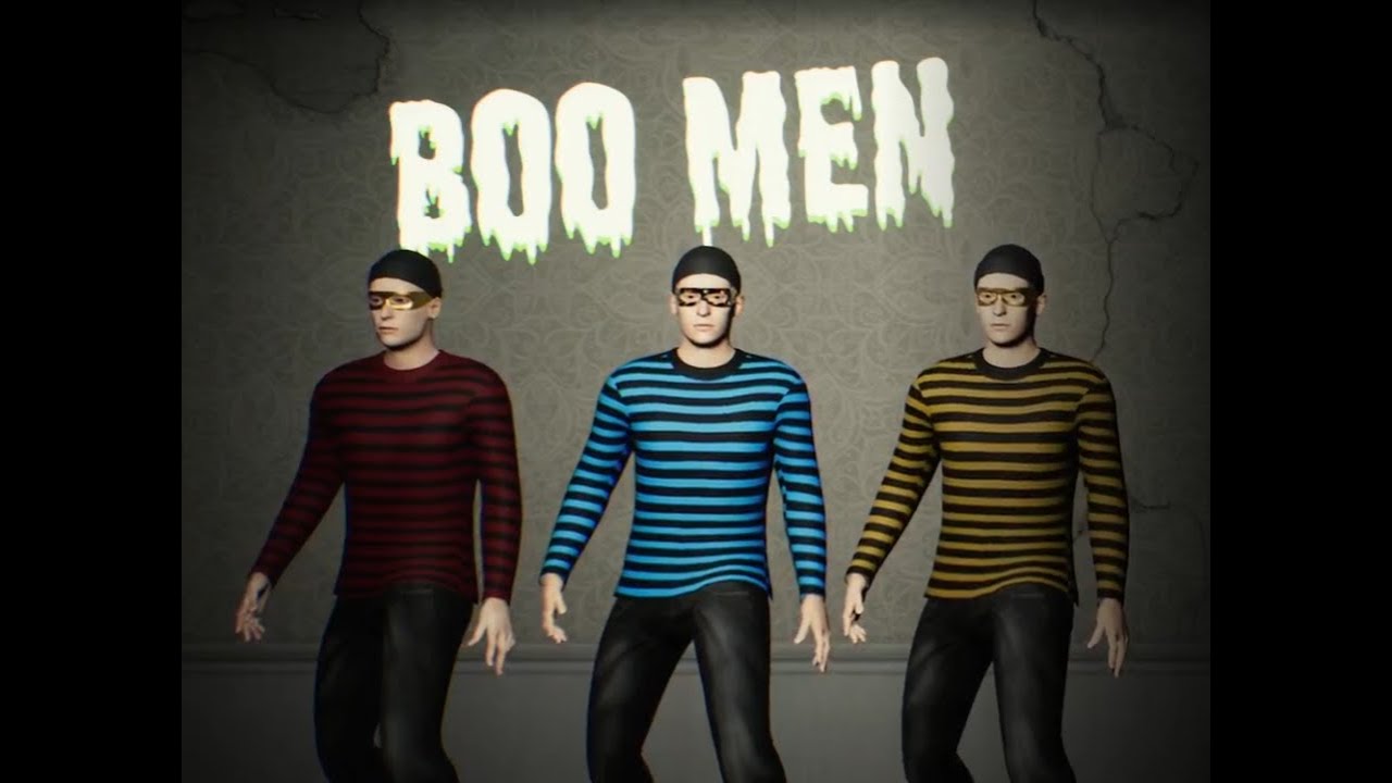Boo Men Speedrun | 3-Player | Easy | RiverGlen Ln | 44.26