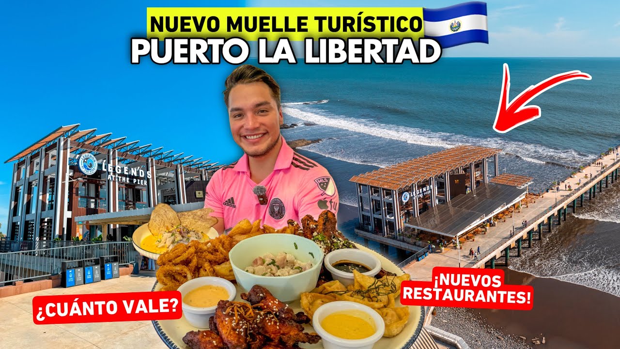 ¡Ya ABRIERON el NUEVO Muelle Turístico en el PUERTO de LA LIBERTAD! 🇸🇻🤩 ¿Es gratis?