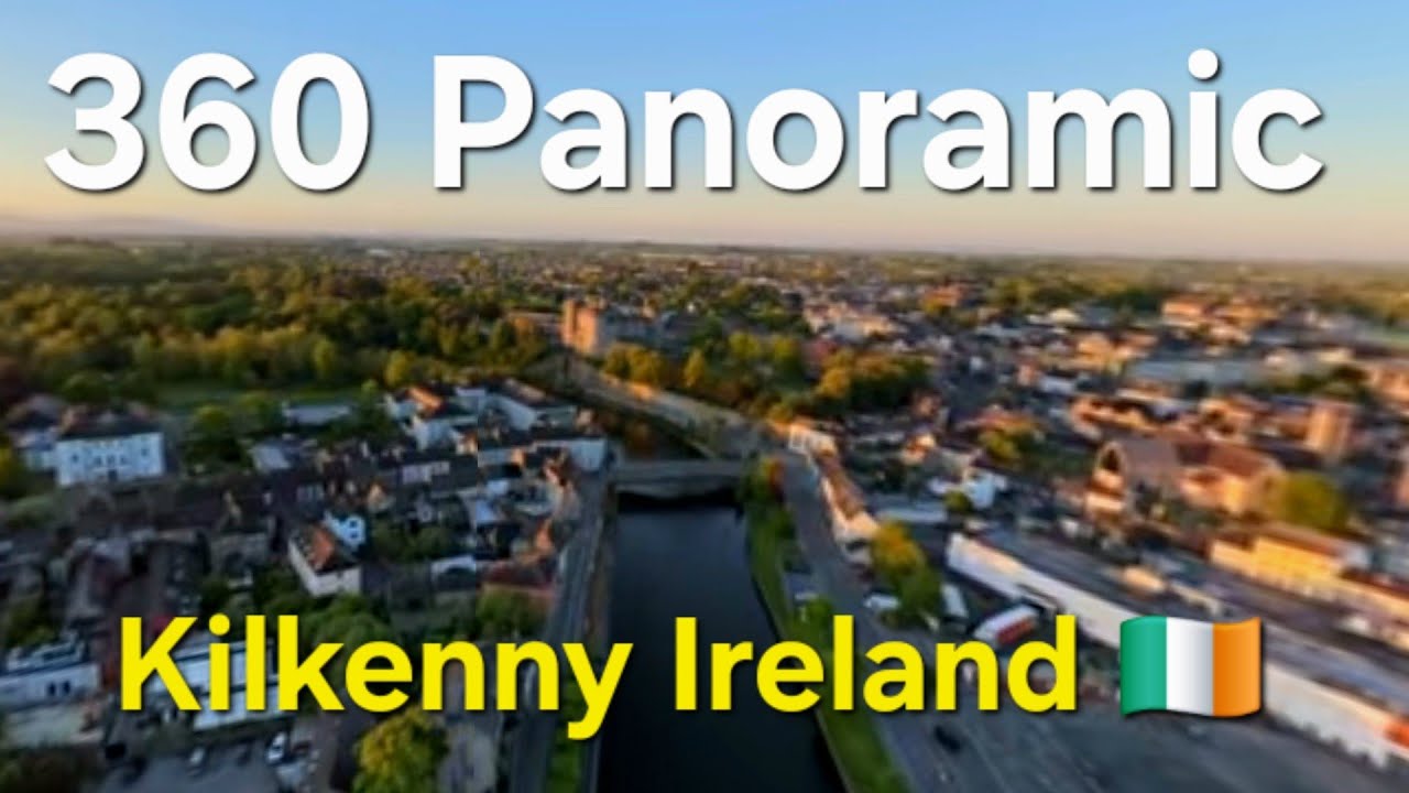 Kilkenny Ireland 360&deg; VR  Drone Footage 
