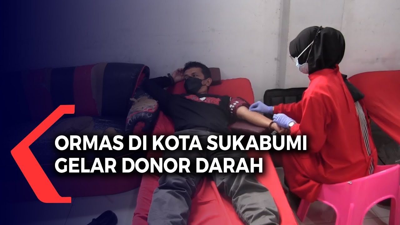 Ormas Di Kota Sukabumi Gelar Donor Darah