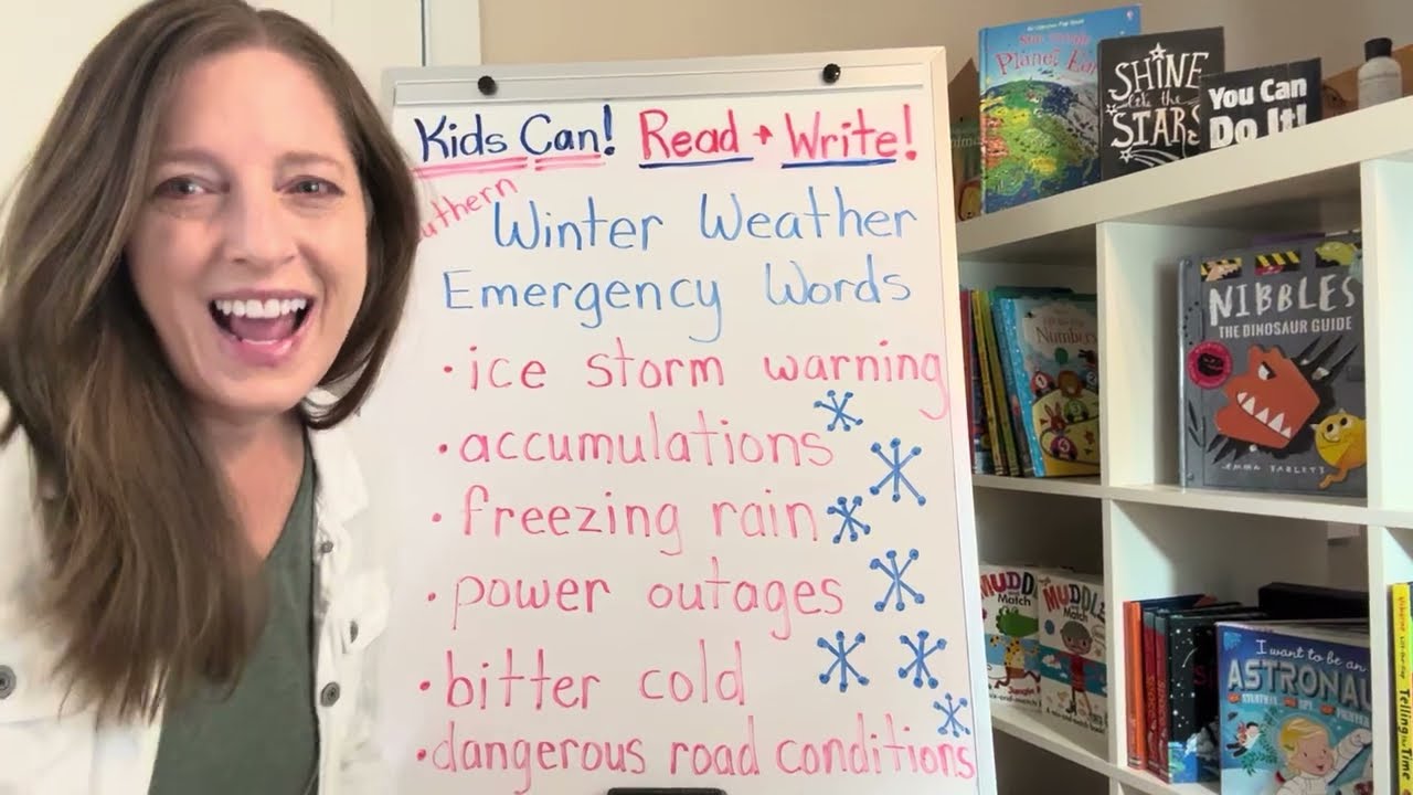 Let’s Read Winter Weather Emergency Words! How many TRICKS can you find?