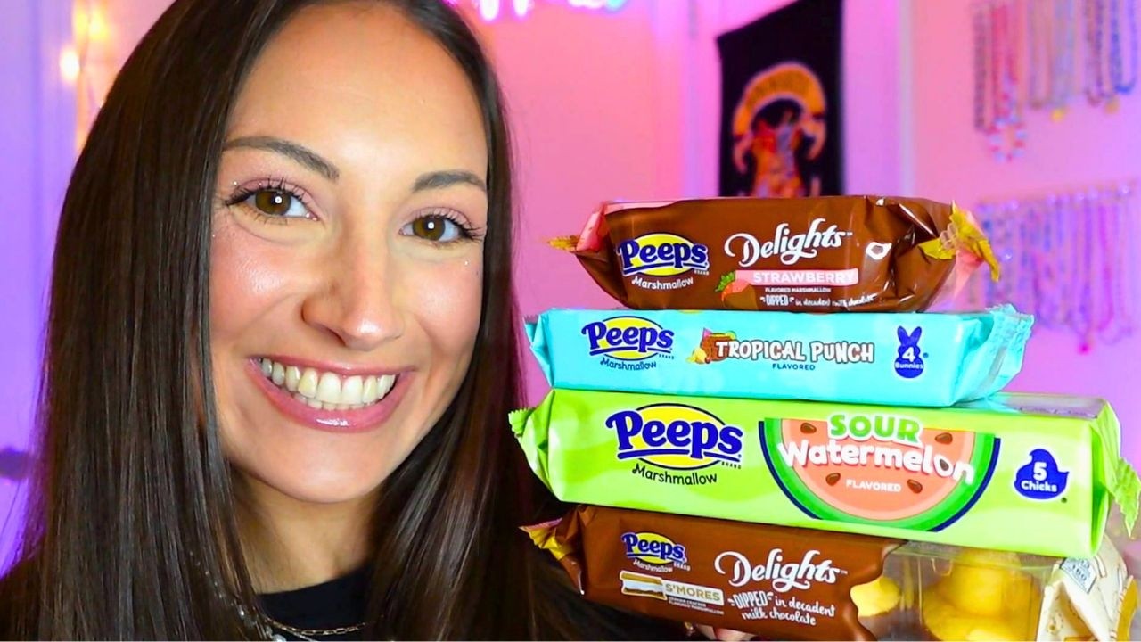 ASMR-схватка зефирных маршмеллоу Peeps (2026) 🐥🐰