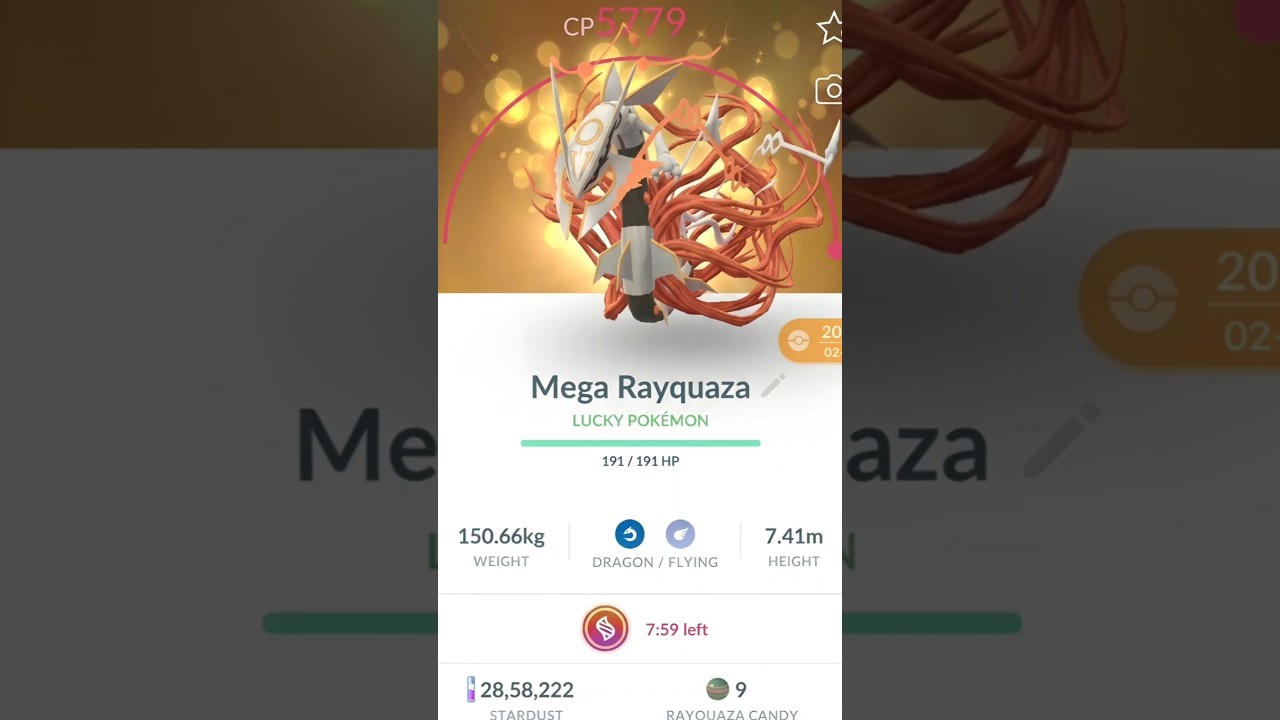 Woo! Got Lucky Mega Rayquaza in First Trade..