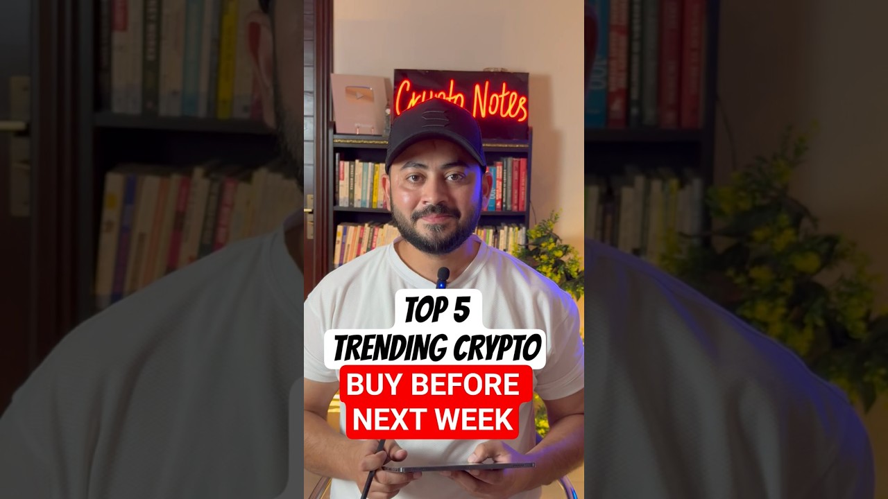 Top 5 Trending Crypto Coins For Biggest Cryptocurrency Bull Run #shorts #trendingcrypto #trading