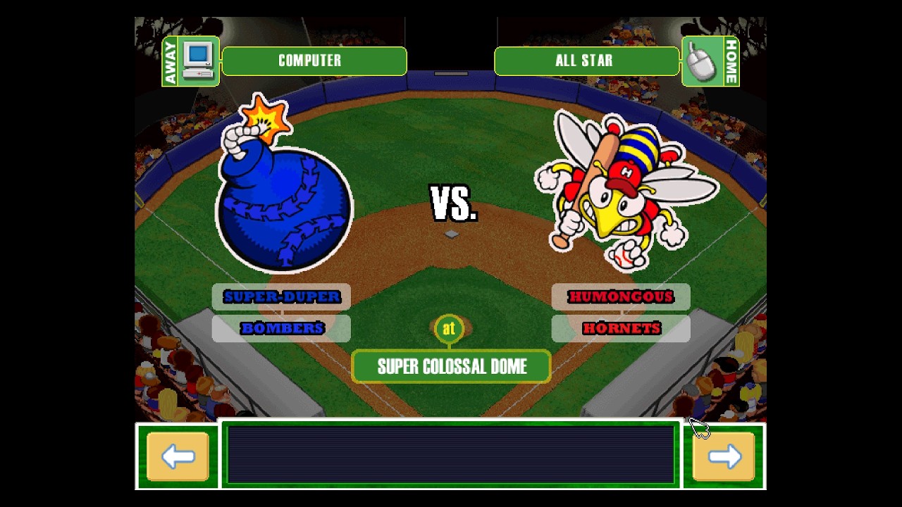 Backyard Baseball 2003 but it's the All Star Game - Game 7.5 vs Super-Duper Bombers (Team NL)