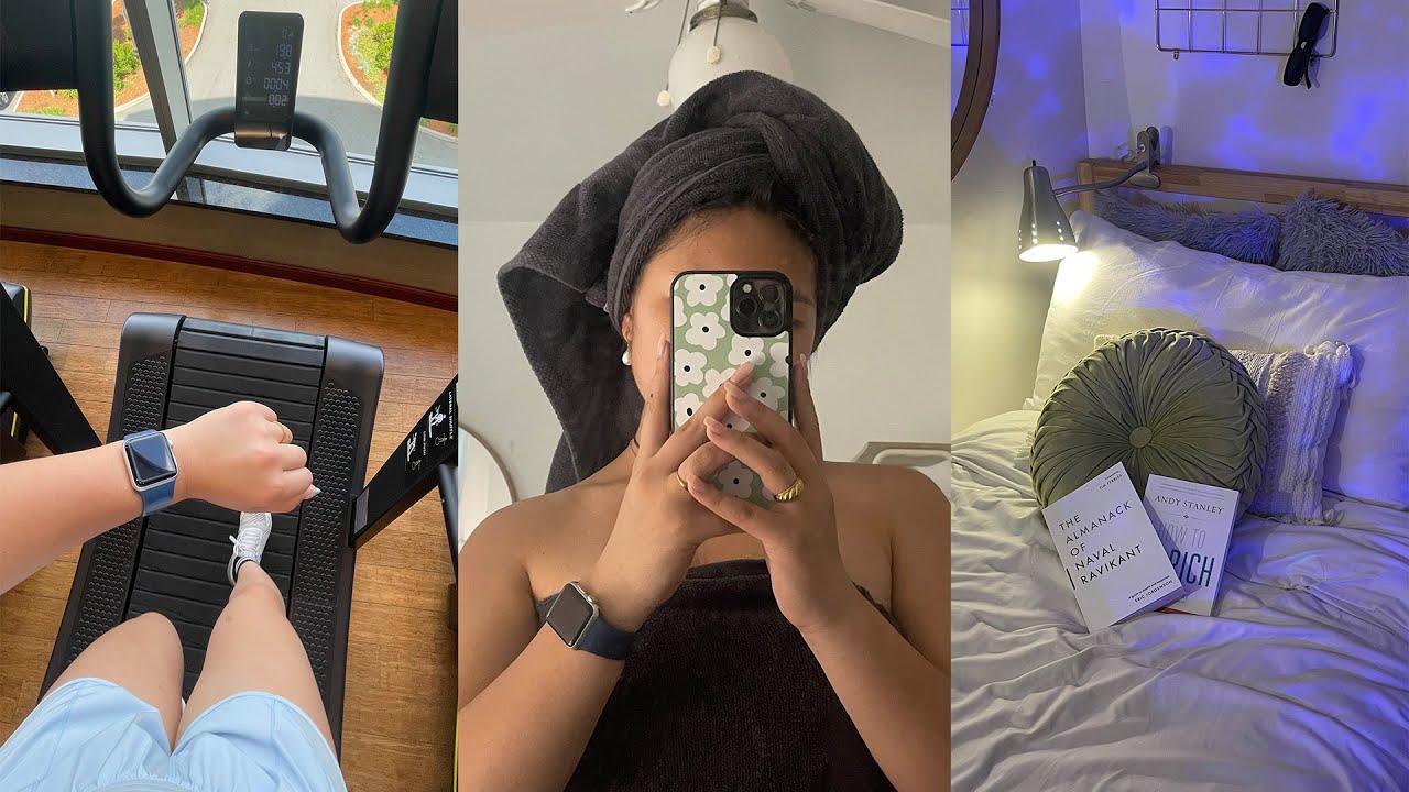 my productive after school night routine (study routine, workouts)