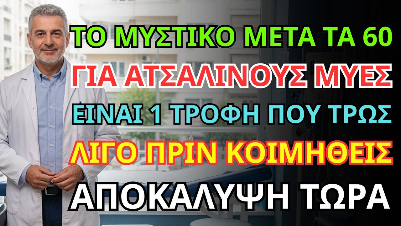 ηλικιωμένοι: η μία τροφή που σταματά τη μυϊκή απώλεια στον ύπνο. δείτε τις 8 κορυφαίες τροφές.