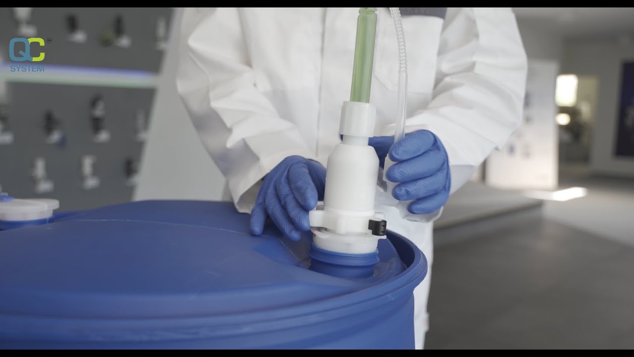 How to Safely Connect a Chemical Drum with the QC-System