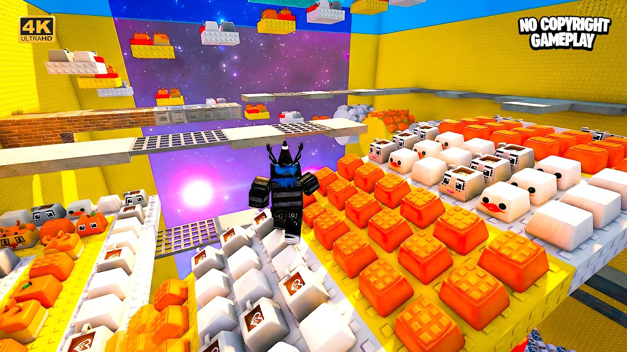 Roblox Brainrot Tower ASMR Parkour Gameplay No Copyright 4K 60fps | Roblox Gameplay No Copyright 83