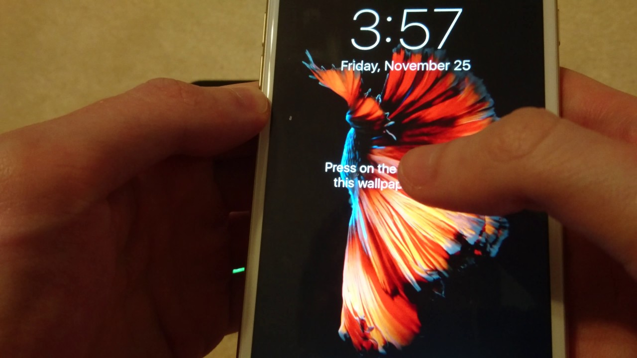 iOS 10 How to Change Background Lock Screen and Home iPhone 7