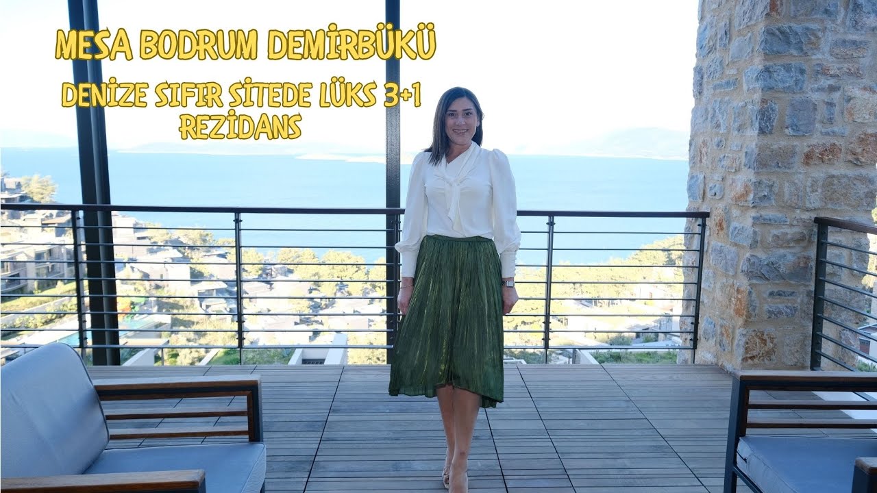 Mesa Bodrum Demirbükü Denize Sıfır 3+1 Lüks Rezidans