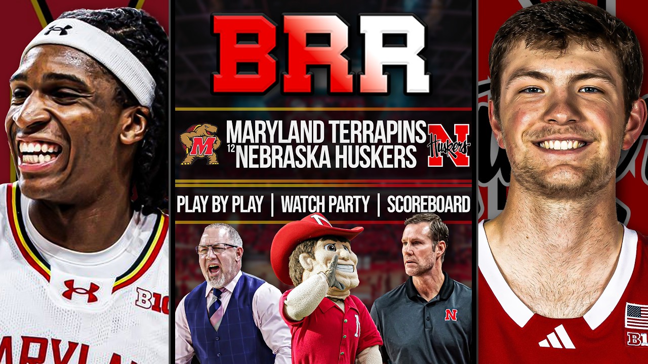 Maryland Terrapins vs #12 Nebraska Cornhuskers | LIVE | Scoreboard | Play By Play | Postgame