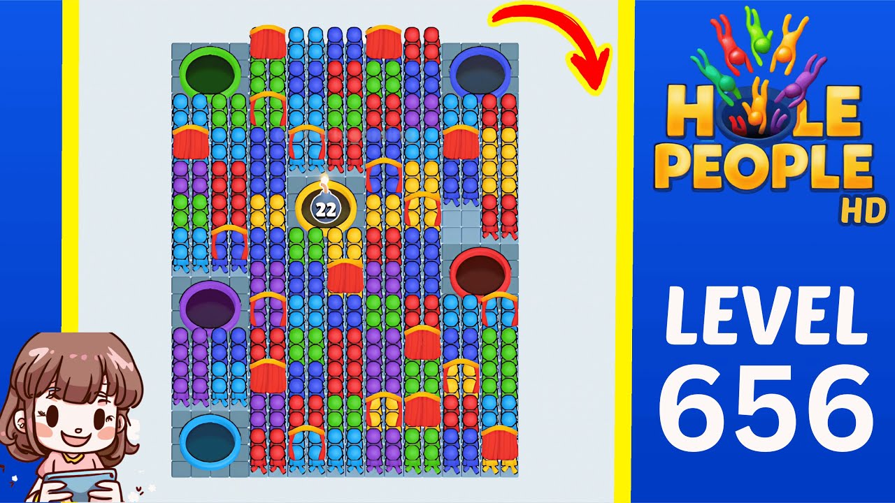 Hole People Level 656 Solution Walkthrough
