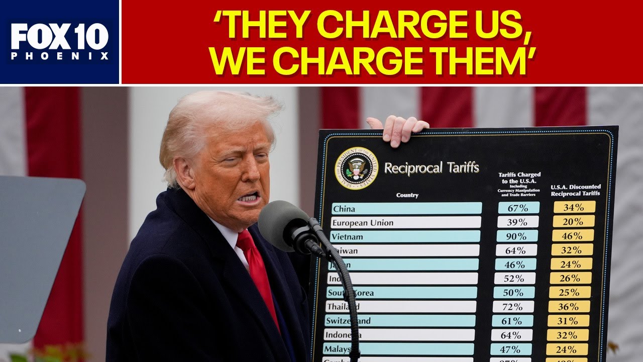 Full video: Trump announces reciprocal tariffs | FOX 10 Phoenix