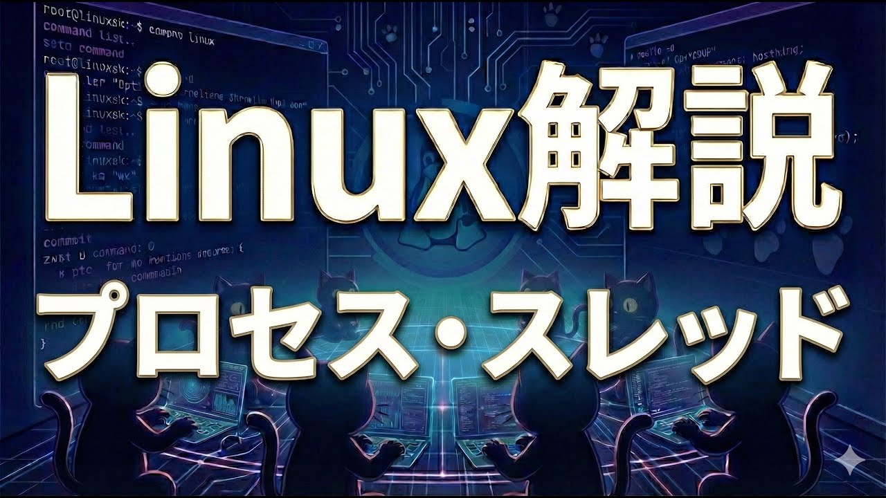【7分で解説】Linux入門｜並列計算（プロセス・スレッドの違い）
