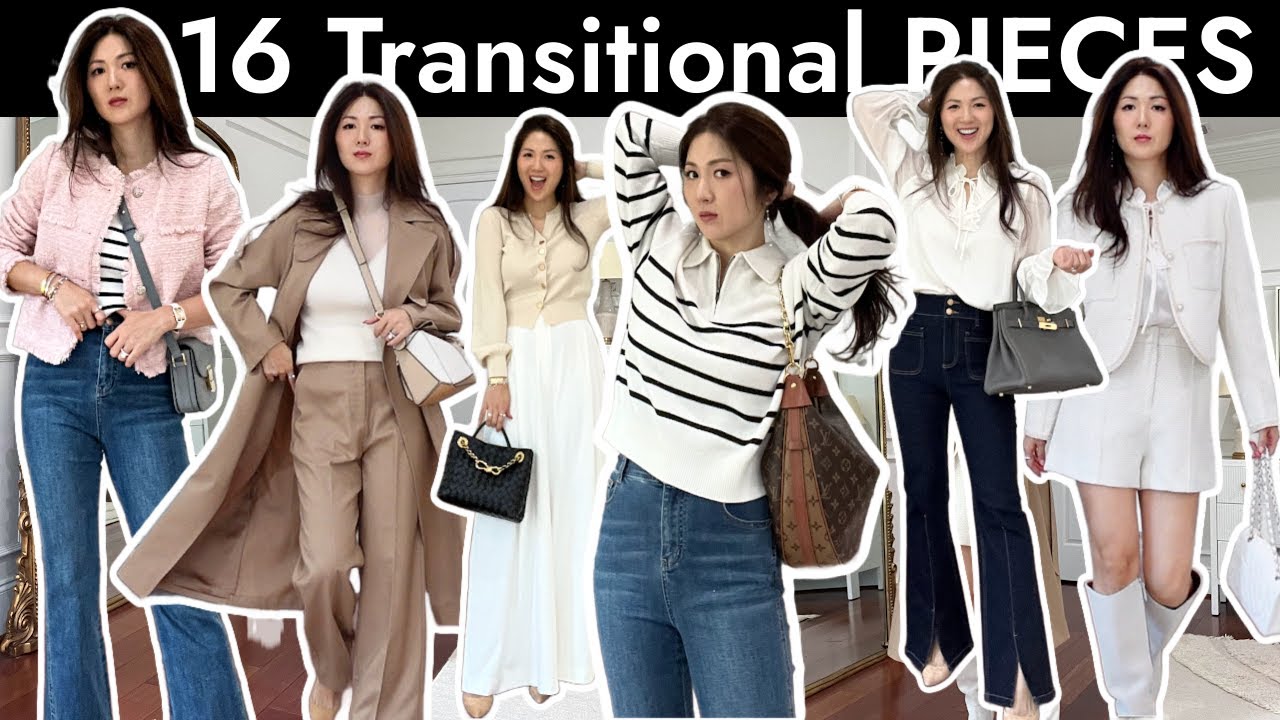 16 TRANSITIONAL PIECES TO MIX AND MATCH FOR NOW AND THE FALL COMING SOON | OUTFIT IDEAS | CHARIS