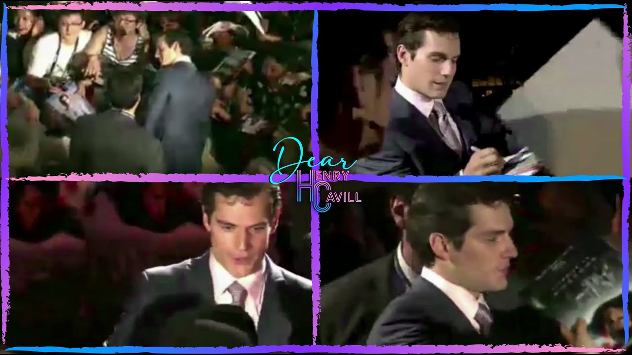 Henry Cavill❤️Man of Steel premiere in Japan at Roppongi Hills Autographs part 1