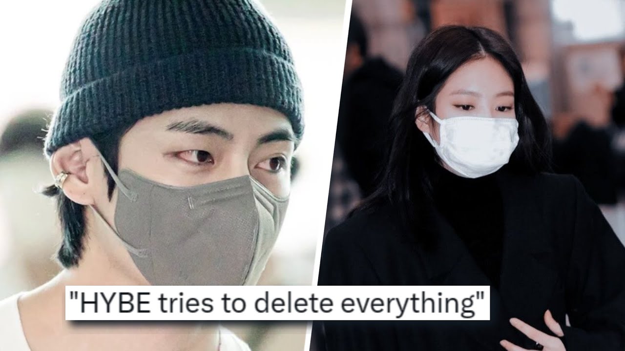 HYBE TRIES TO DELETE ALL! Fan Posts V SOBBING Alone After BREAK UP News w/ Jennie? V Seen DRINKING?