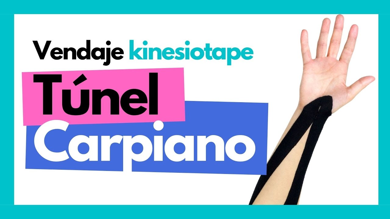 🤟CÓMO PONER un Vendaje Neuromuscular TÚNEL CARPIANO 🖖