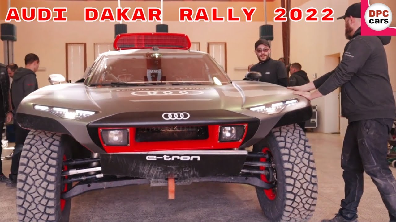 Audi RS Q e-tron preparation for Dakar Rally 2022
