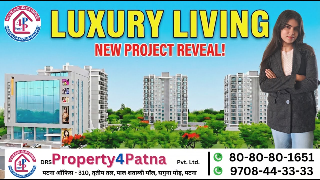 Patna’s High-Rise Living Starts Here! ✨ 3 BHK Flats on Gola Road📞8080801651/9708443333