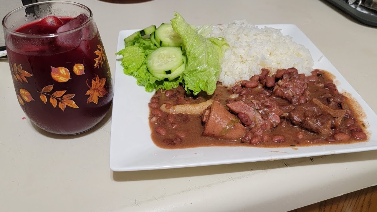 Grocery haul how much did I send/stew peas with oxtail/pig tail